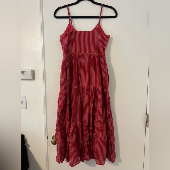 Sundry Red and Black Striped Maxi Dress size 0 (i119) - Picture 6 of 12